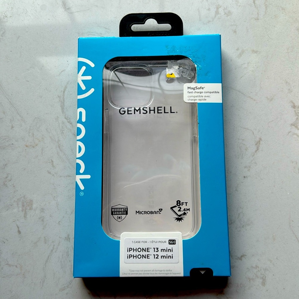 Clear Gemshell Speck Case for iPhone 13 mini/ iPhone 12 mini — New in Box